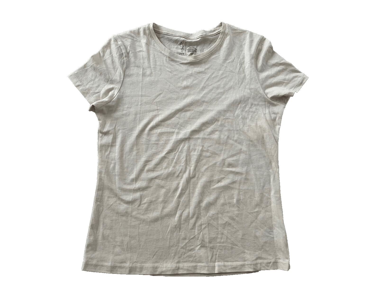 Joie JOIE Basic Crew Neck Tee Off White ( S ) Size S / US 4 / IT 40 - 1 Preview