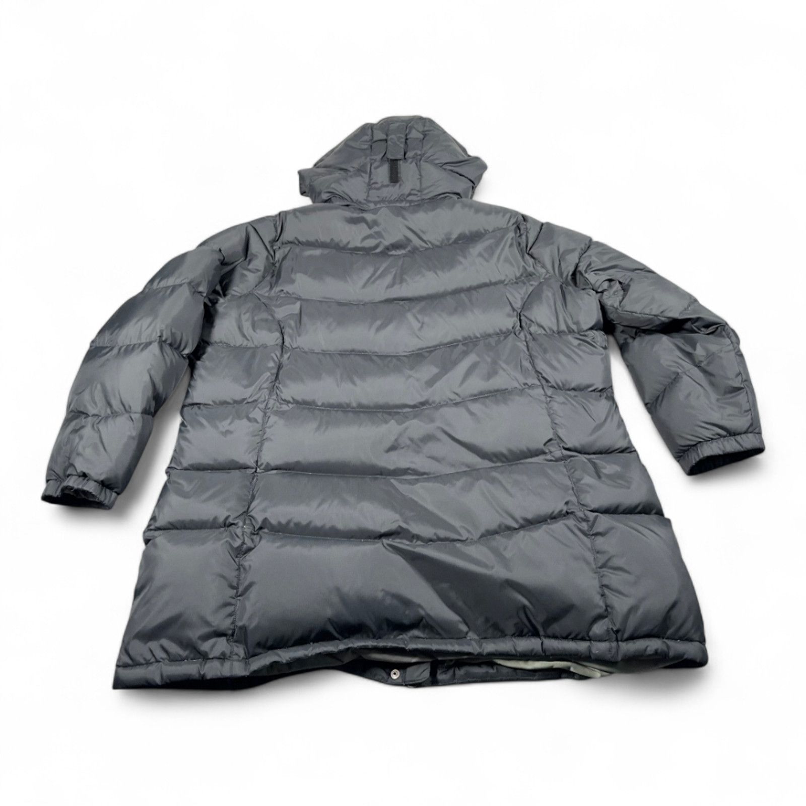 LL Bean Coat Womens 3XL Gray Goose Down Parka Quilted Jacket