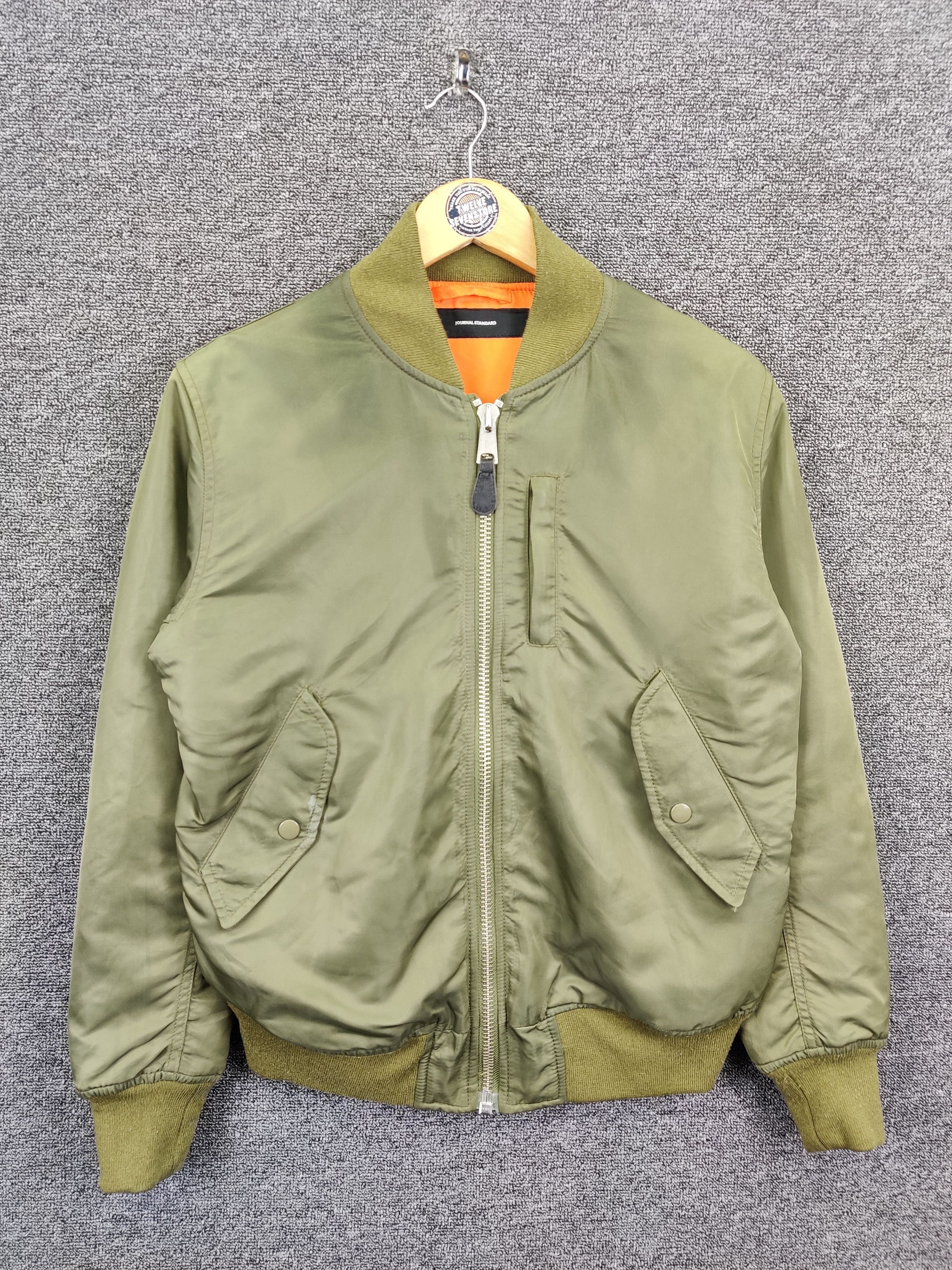 Japanese Brand Vintage Journal Standard Bomber Flight Jacket Olive Green Size US M / EU 48-50 / 2 - 1 Thumbnail
