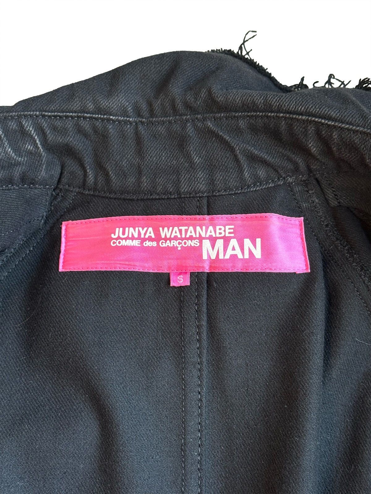 Comme des Garcons Junya Watanabe MAN Distressed Trench Coat Black Size US S / EU 44-46 / 1 - 3 Thumbnail