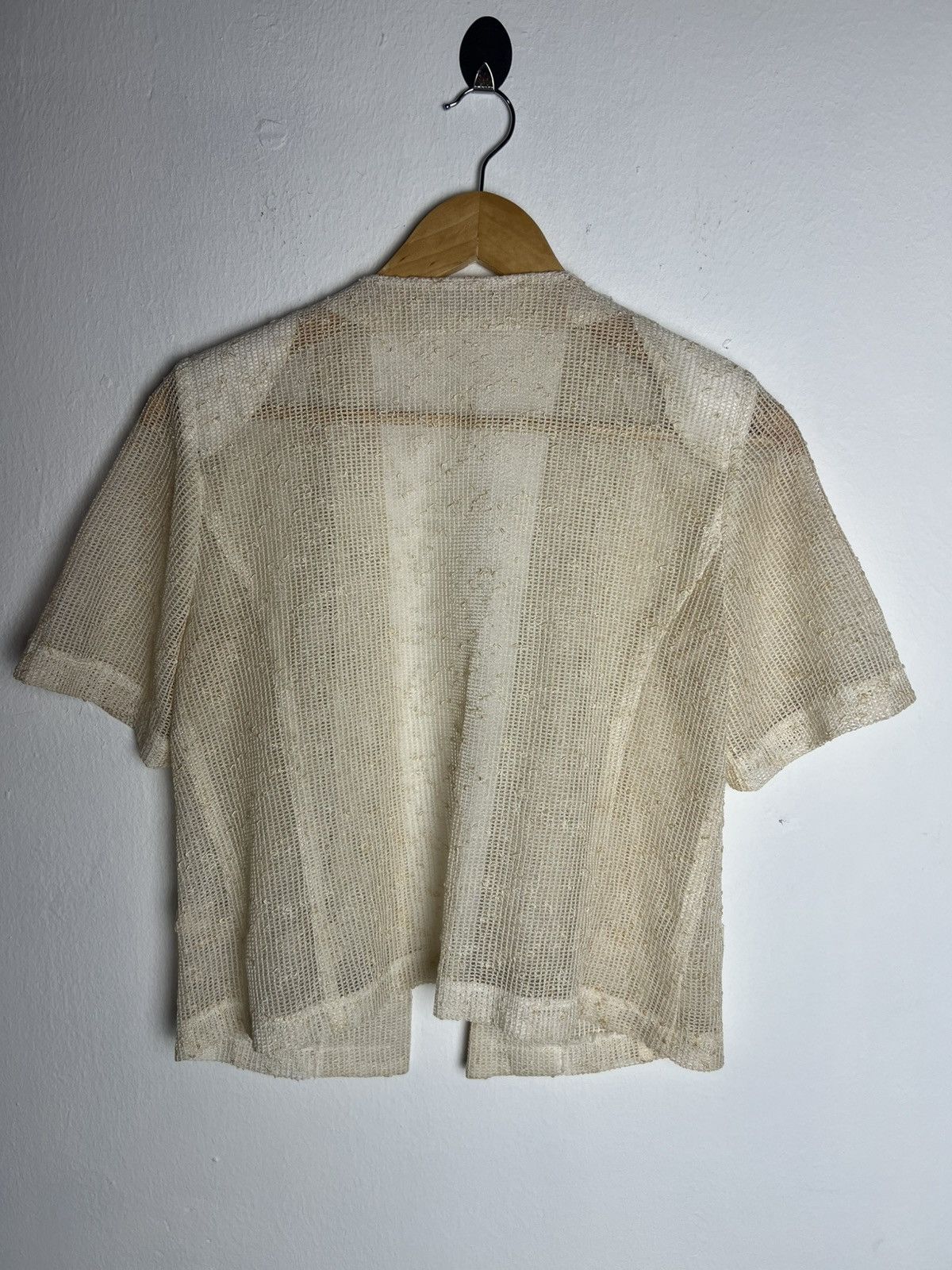 If Six Was Nine Soggetto Open-knit Blazer Cardigan Size S / US 4 / IT 40 - 2 Thumbnail