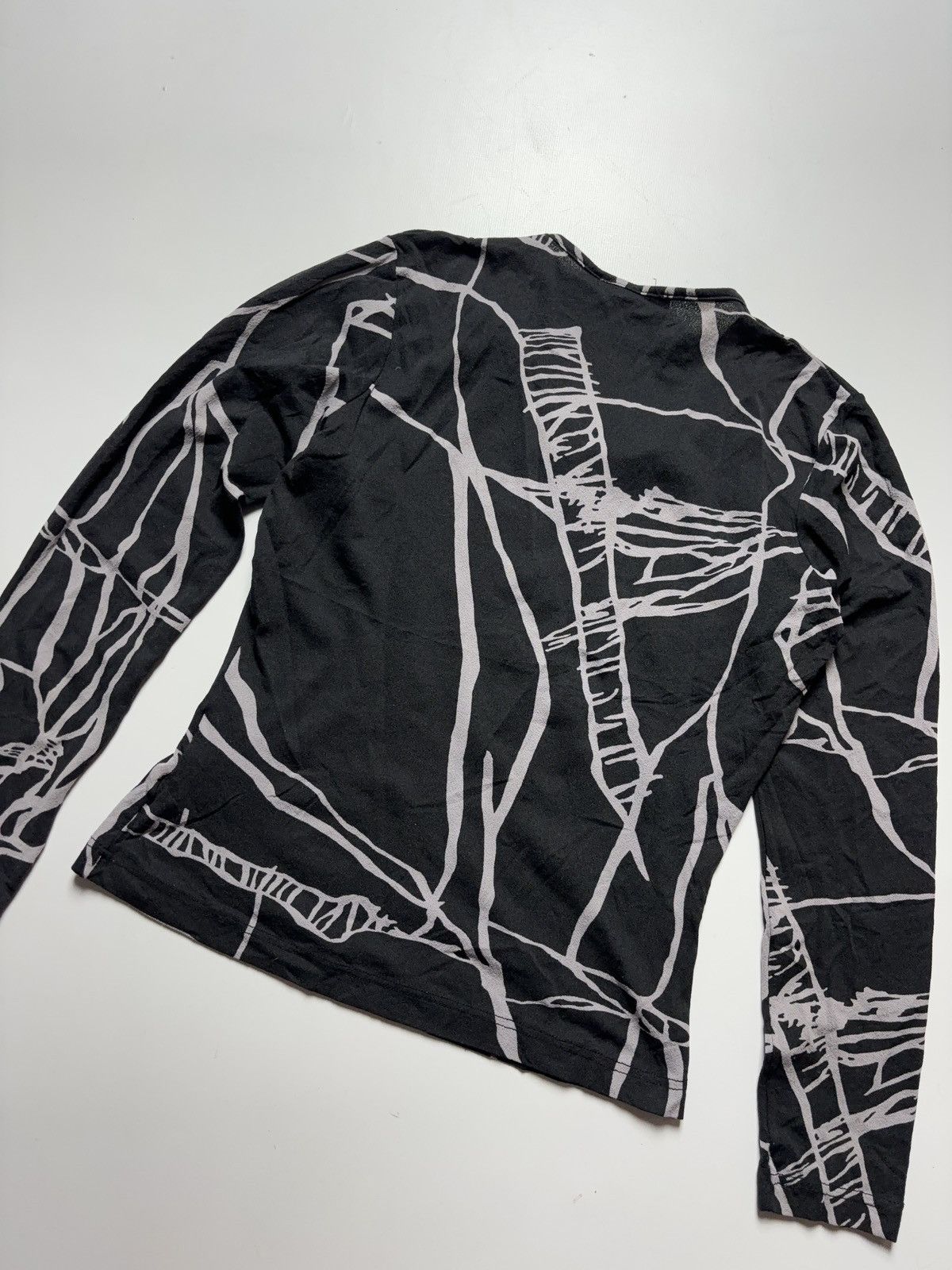 Japanese Brand × Vintage VINTAGE PRINTED LONG SLEEVE TOP NATURE 00s Size S / US 4 / IT 40 - 5 Thumbnail