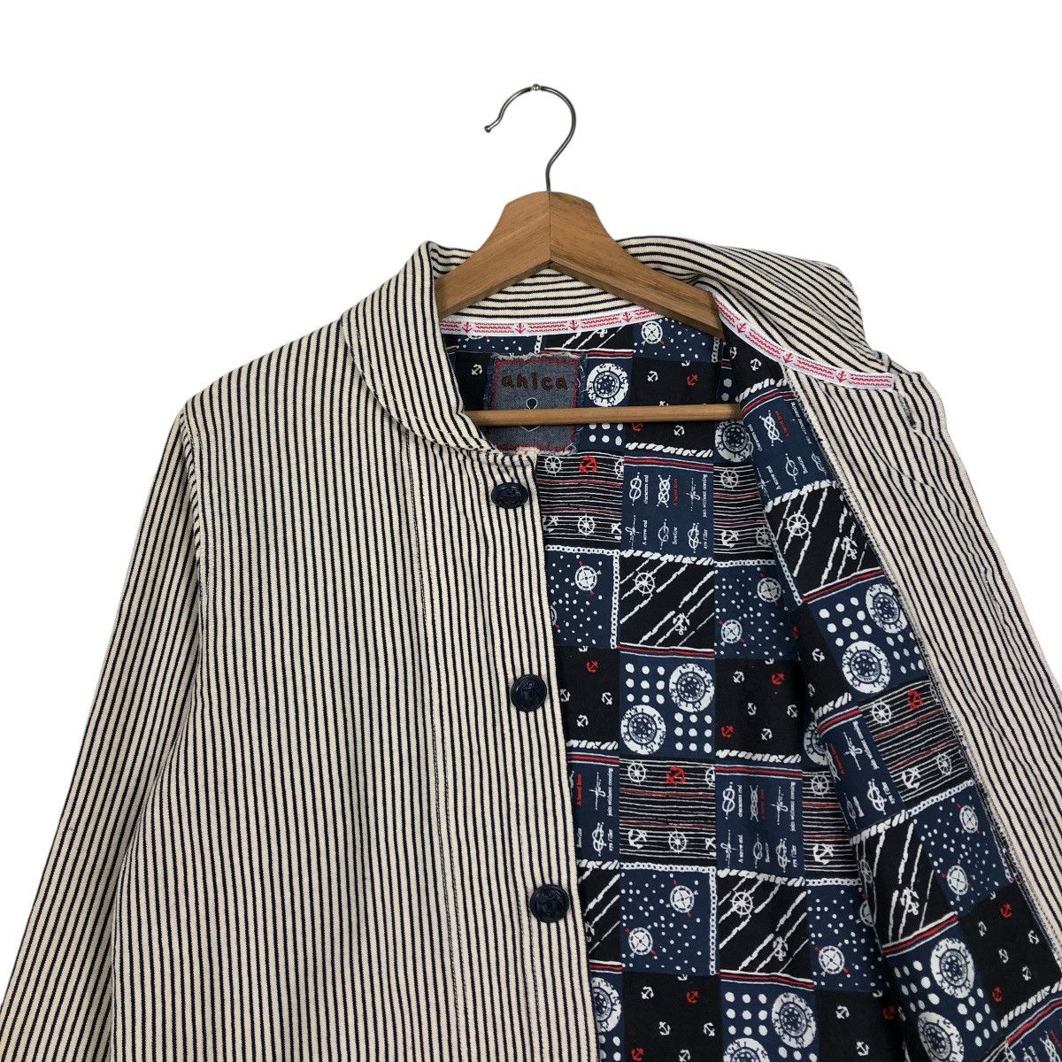 45rpm 🔥VINTAGE CHORE WORK JACKET BUTTON ANICA JAPAN Size US M / EU 48-50 / 2 - 2 Thumbnail
