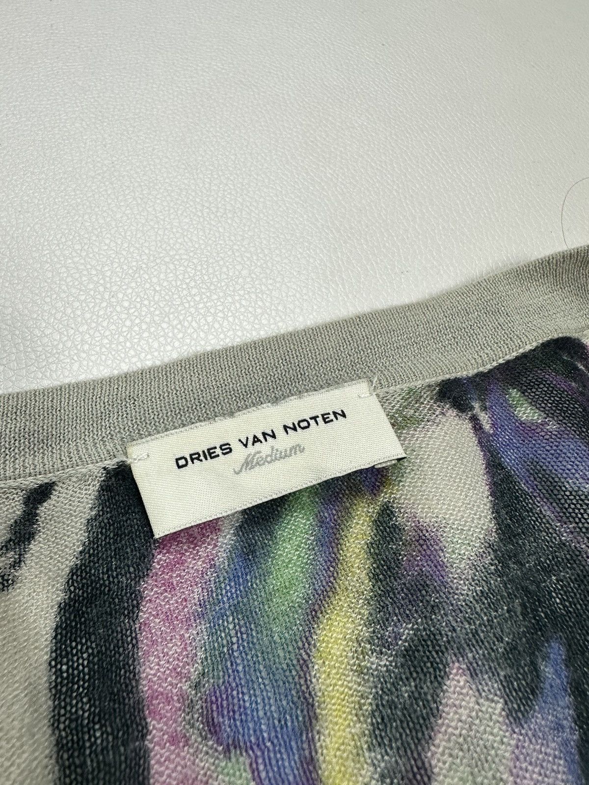 Dries Van Noten Dries Van Noten Multicolored Art Cardigan Size M / US 6-8 / IT 42-44 - 8 Thumbnail