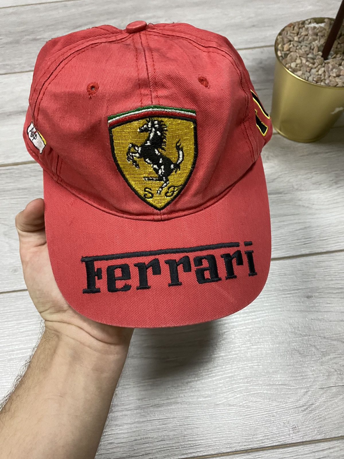 Ferrari Ferrari vintage cap formula uno 1 big logo 5 panel Size ONE SIZE - 3 Thumbnail