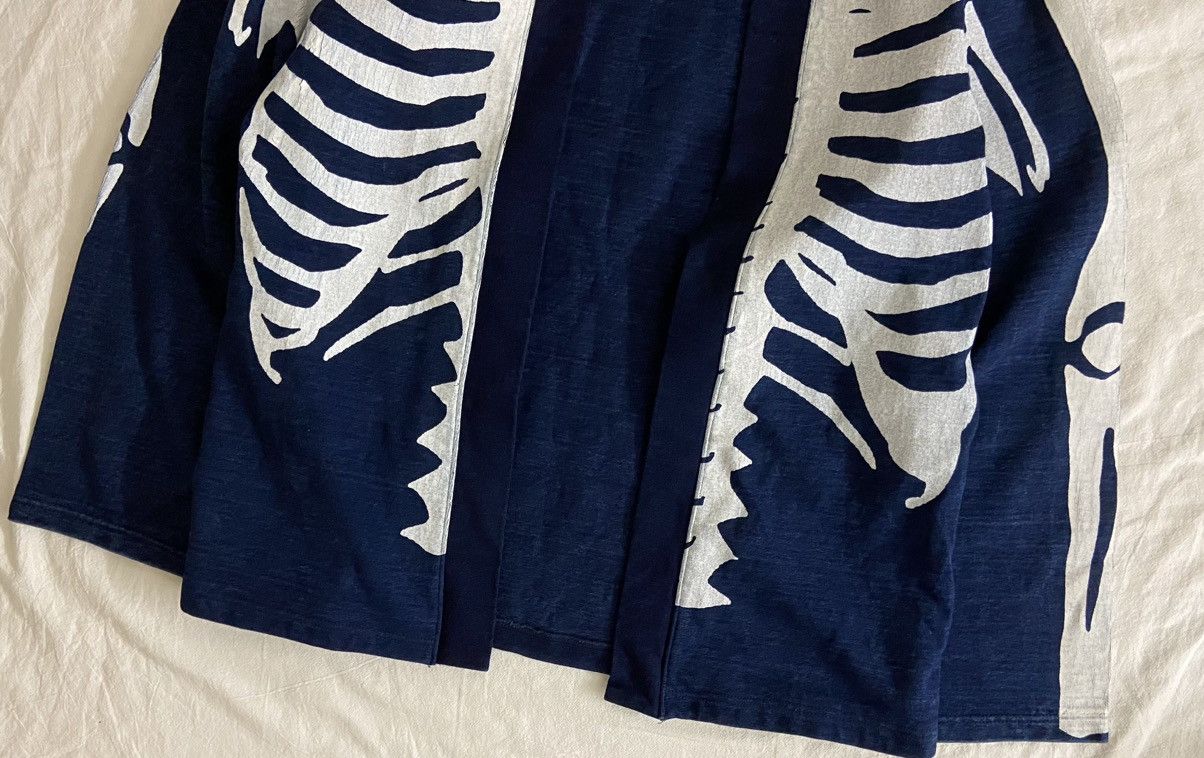 Kapital Kountry KAPITAL KOUNTRY BONE pattern Indigo dyeing sweat shirt Size US M / EU 48-50 / 2 - 3 Thumbnail