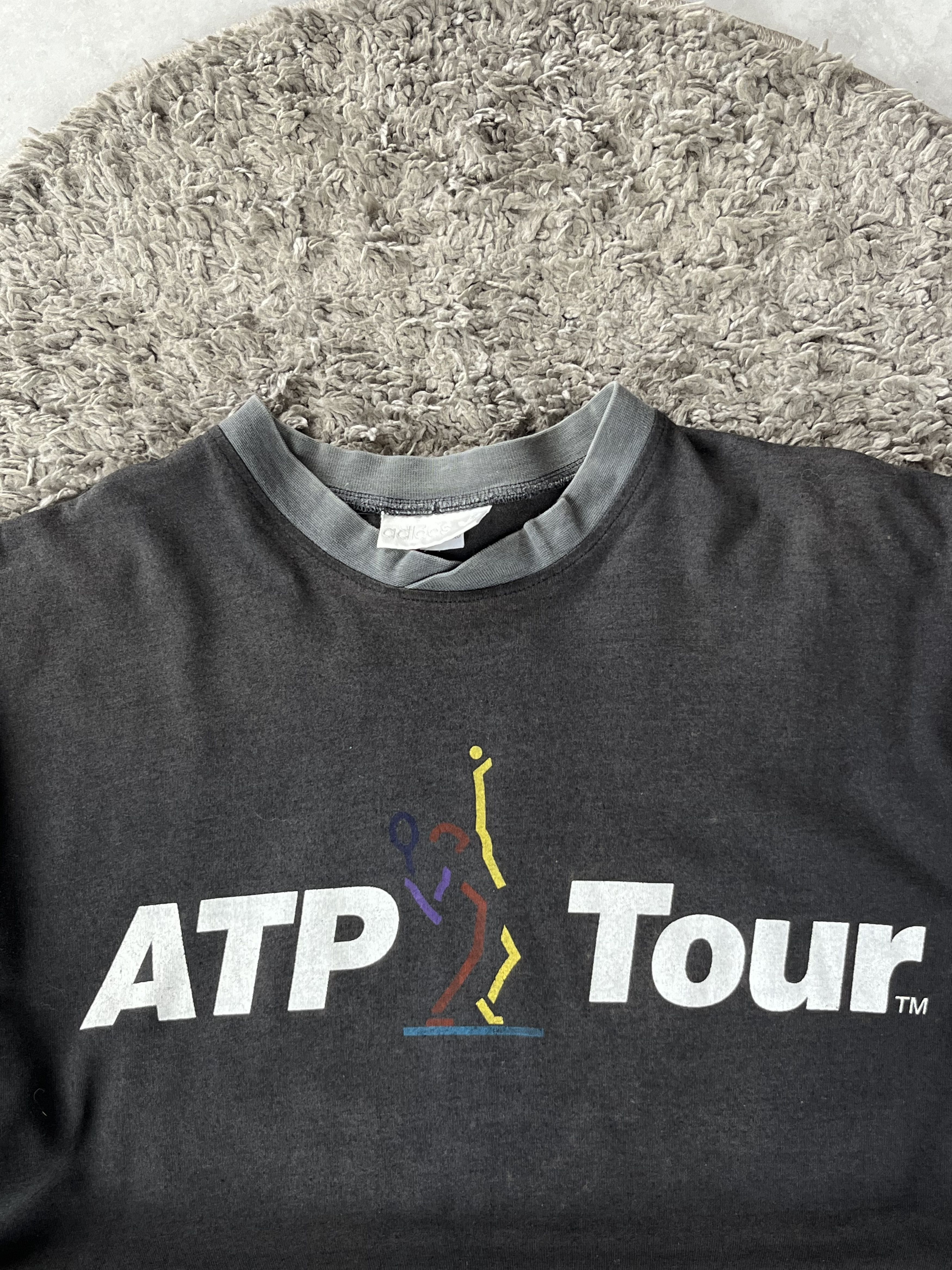 Adidas Vintage Tee Adidas "ATP TOUR" Very Rare Streetwear Size US M / EU 48-50 / 2 - 5 Thumbnail