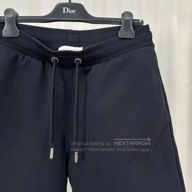 AMI AMI Black Cotton Embroidered Logo Summer Shorts . Size US 26 / EU 42 - 3 Thumbnail