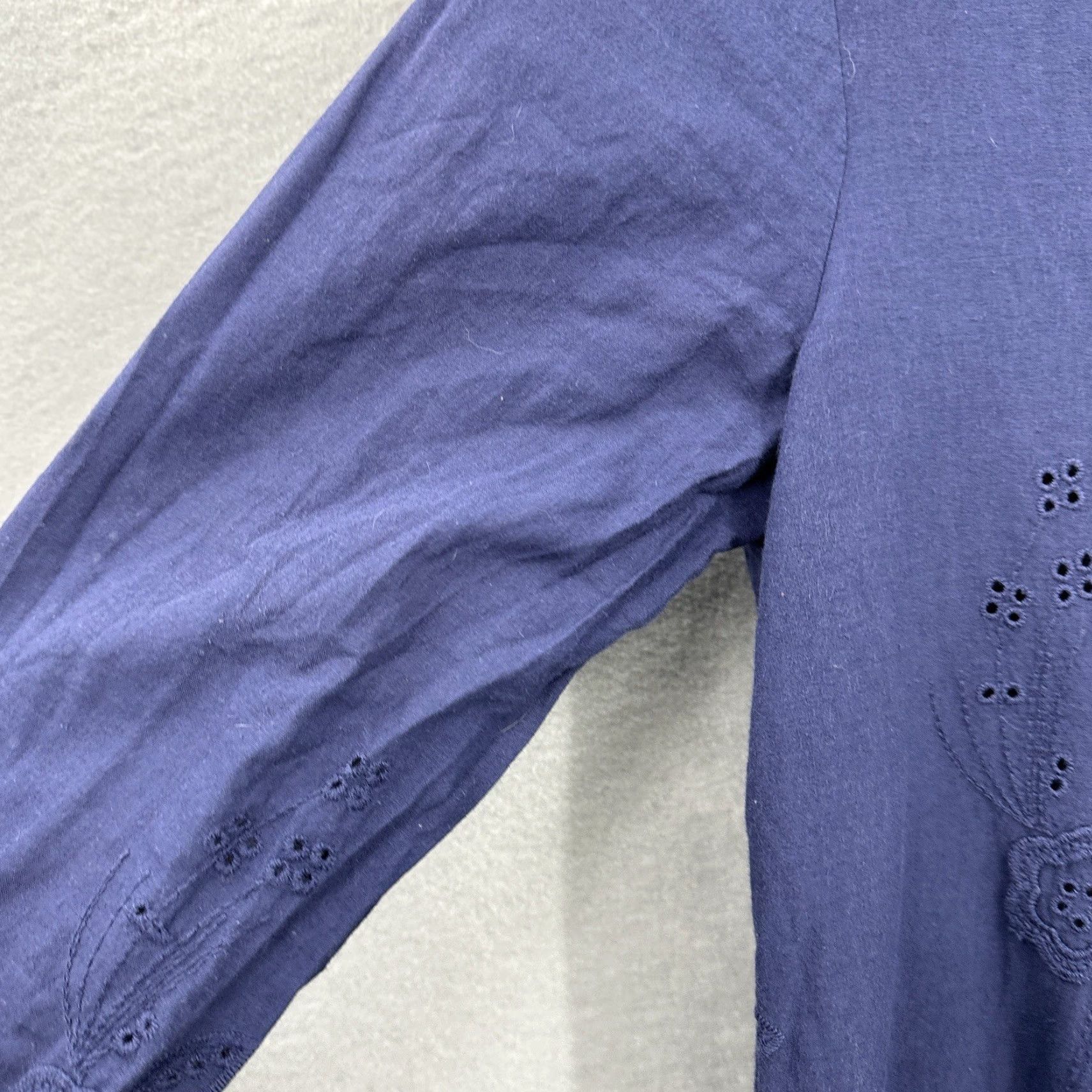 Bell Sail to Sable Dress - Mini Lace Bell Sleeve Blue - Women's XS - Preppy Casual Shift Dress Size XS / US 0-2 / IT 36-38 - 6 Thumbnail