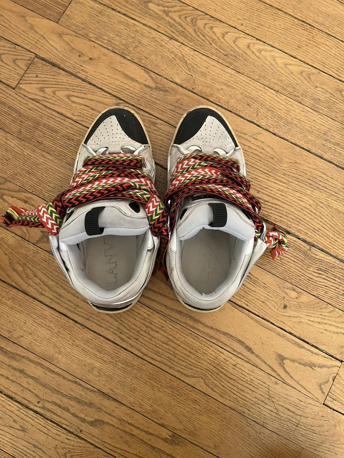 Lanvin Curb chunky lace classic Logo Sneakers Size US 8 / EU 41 - 6 Thumbnail