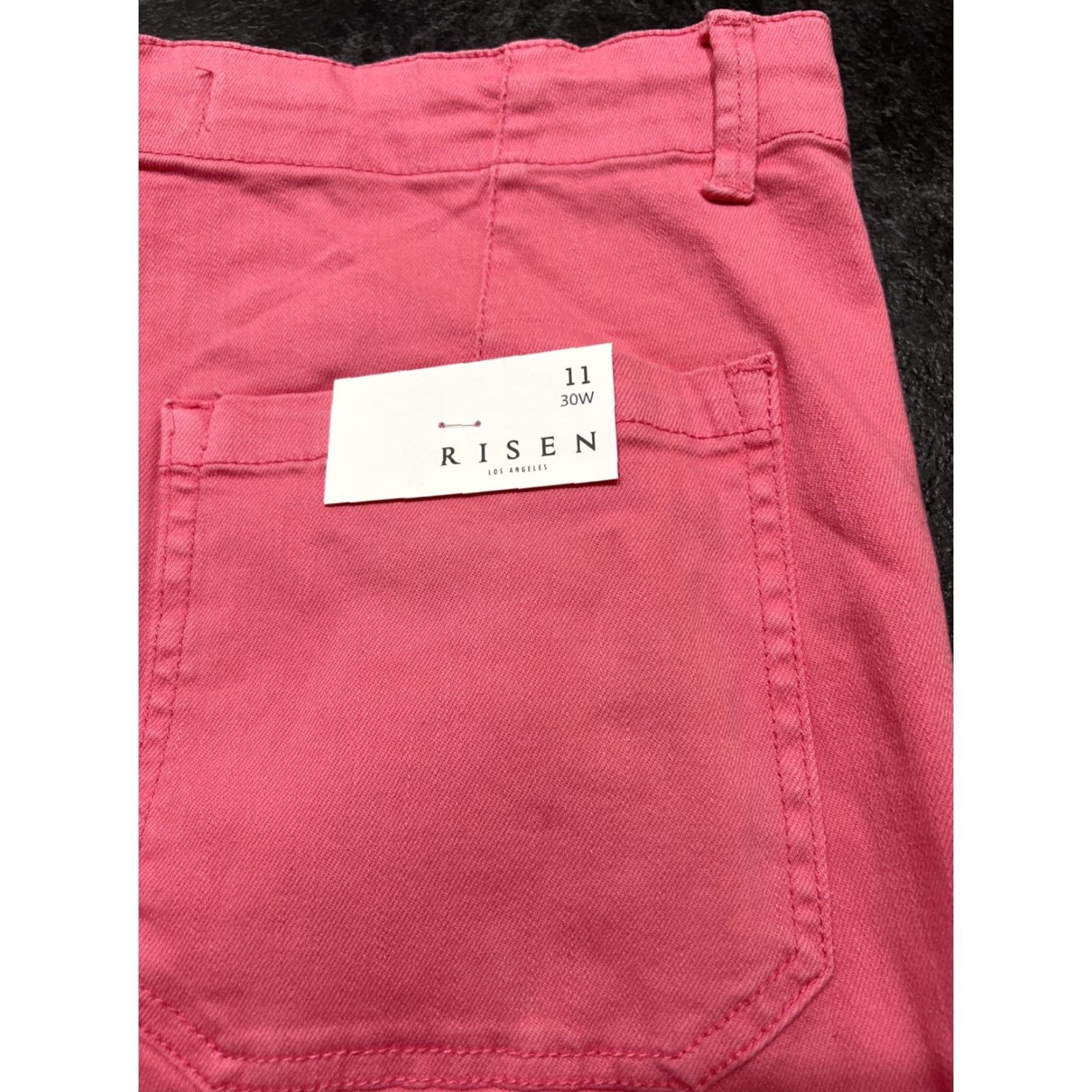 Pinko VINTAGE Risen Women's Pink Tapered Jeans Regular Size 11/30 Pants Size 32" / US 10 / IT 46 - 3 Thumbnail