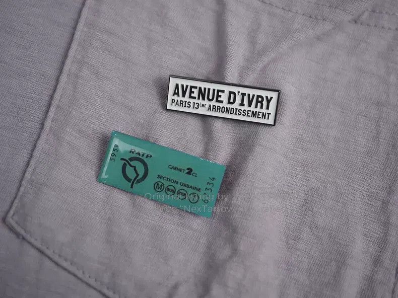 Song For The Mute SONG FOR THE MUTE Purple Pocket Short Sleeve Size US M / EU 48-50 / 2 - 4 Thumbnail