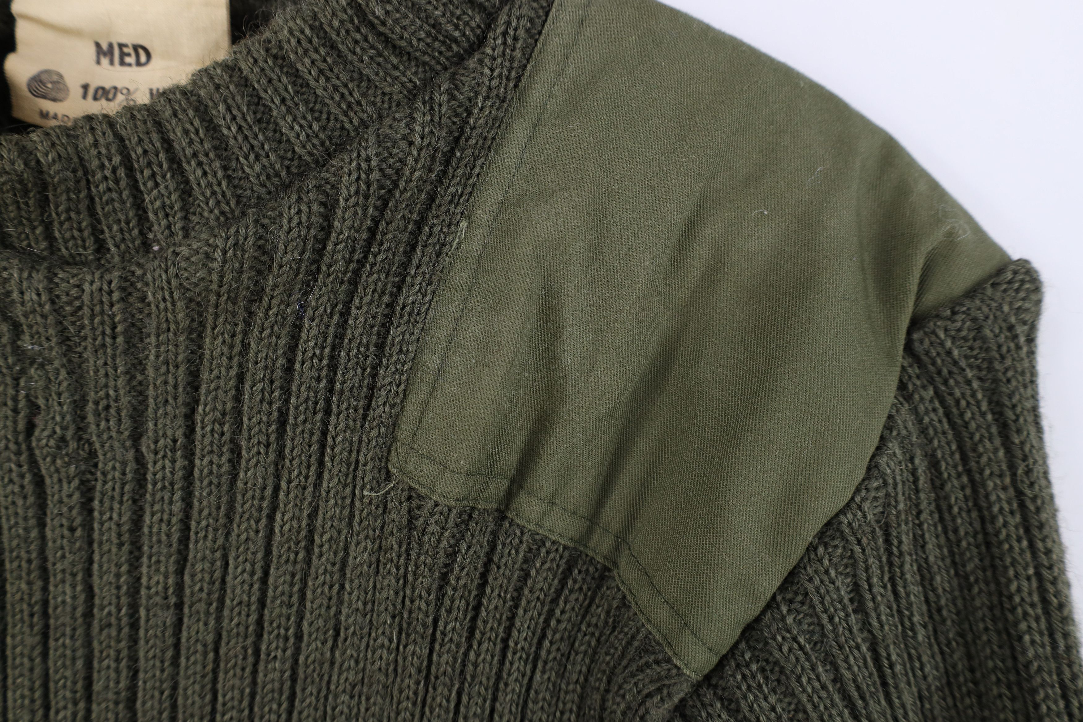 L.L. Bean × Vintage Vintage 70s LL Bean Wool Commando Military Sweater Green Size US M / EU 48-50 / 2 - 7 Thumbnail