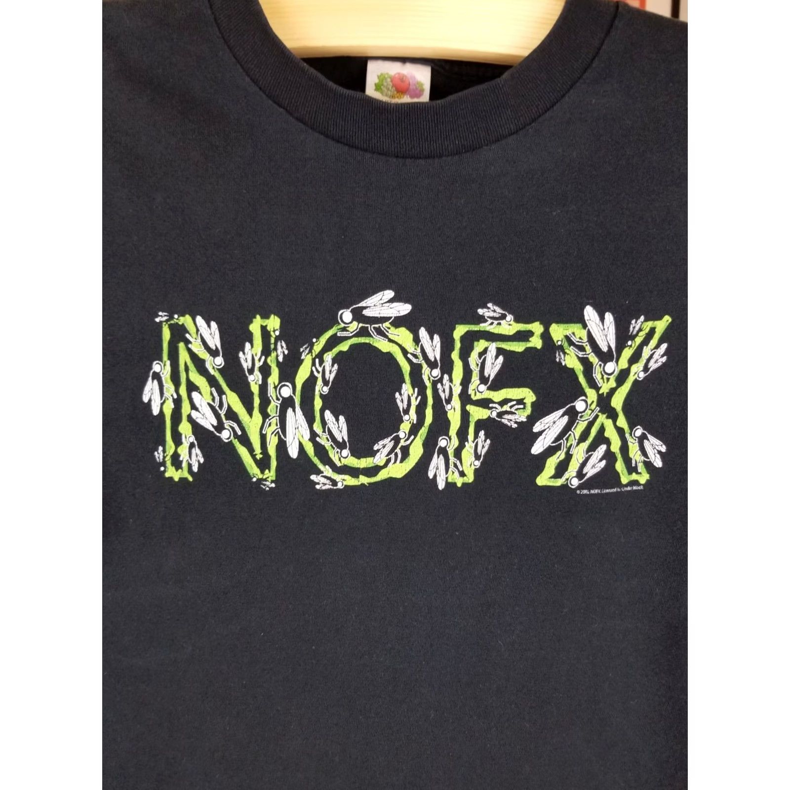 Fruit Of The Loom VINTAGE NOFX PUNK ROCK BAND T-SHIRT Black Large Cotton 2002 Size US L / EU 52-54 / 3 - 2 Thumbnail