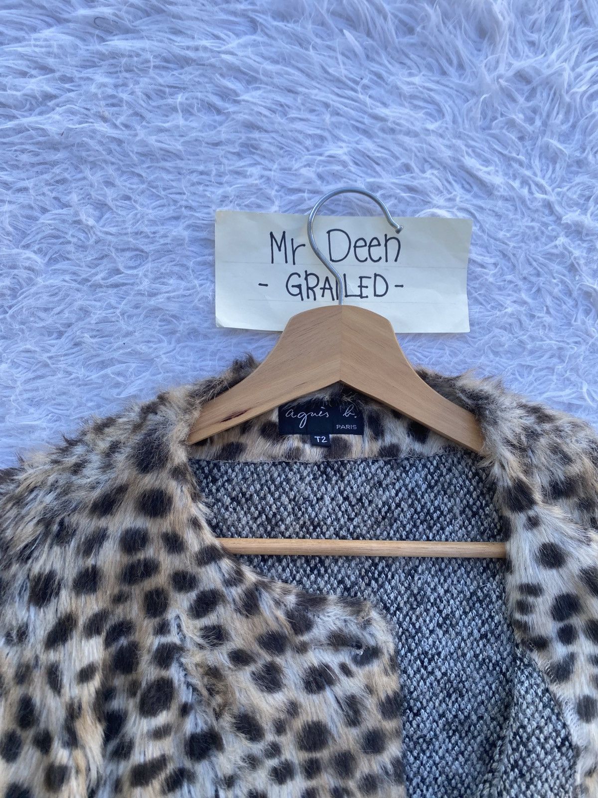 agnes b. Rare agnes b. Fur Leopard Gold Button Jacket Size M / US 6-8 / IT 42-44 - 12 Thumbnail