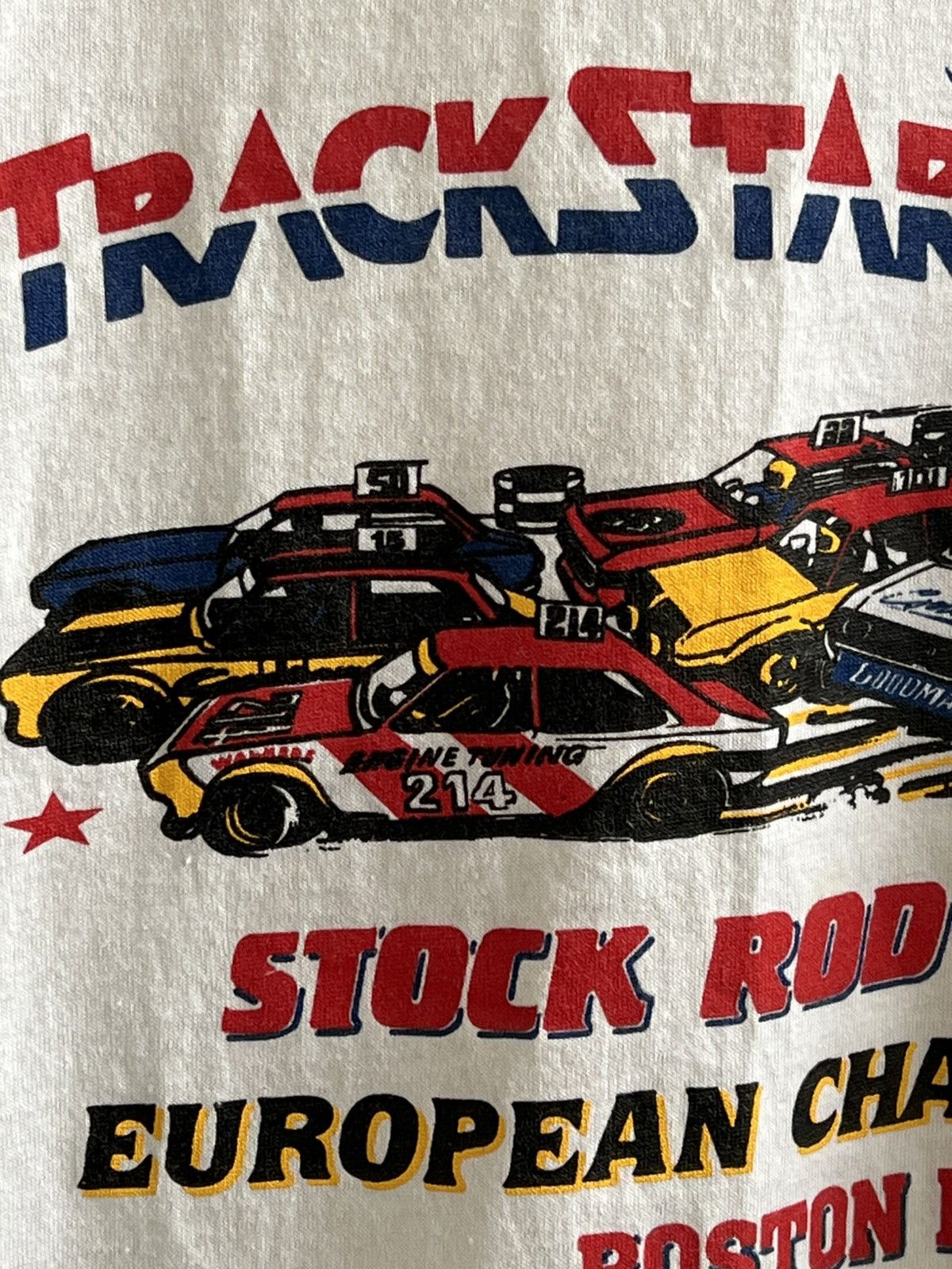 Vintage Vintage 1990 Stock Rod Racing Boston T-Shirt RARE Size US XL / EU 56 / 4 - 7 Thumbnail
