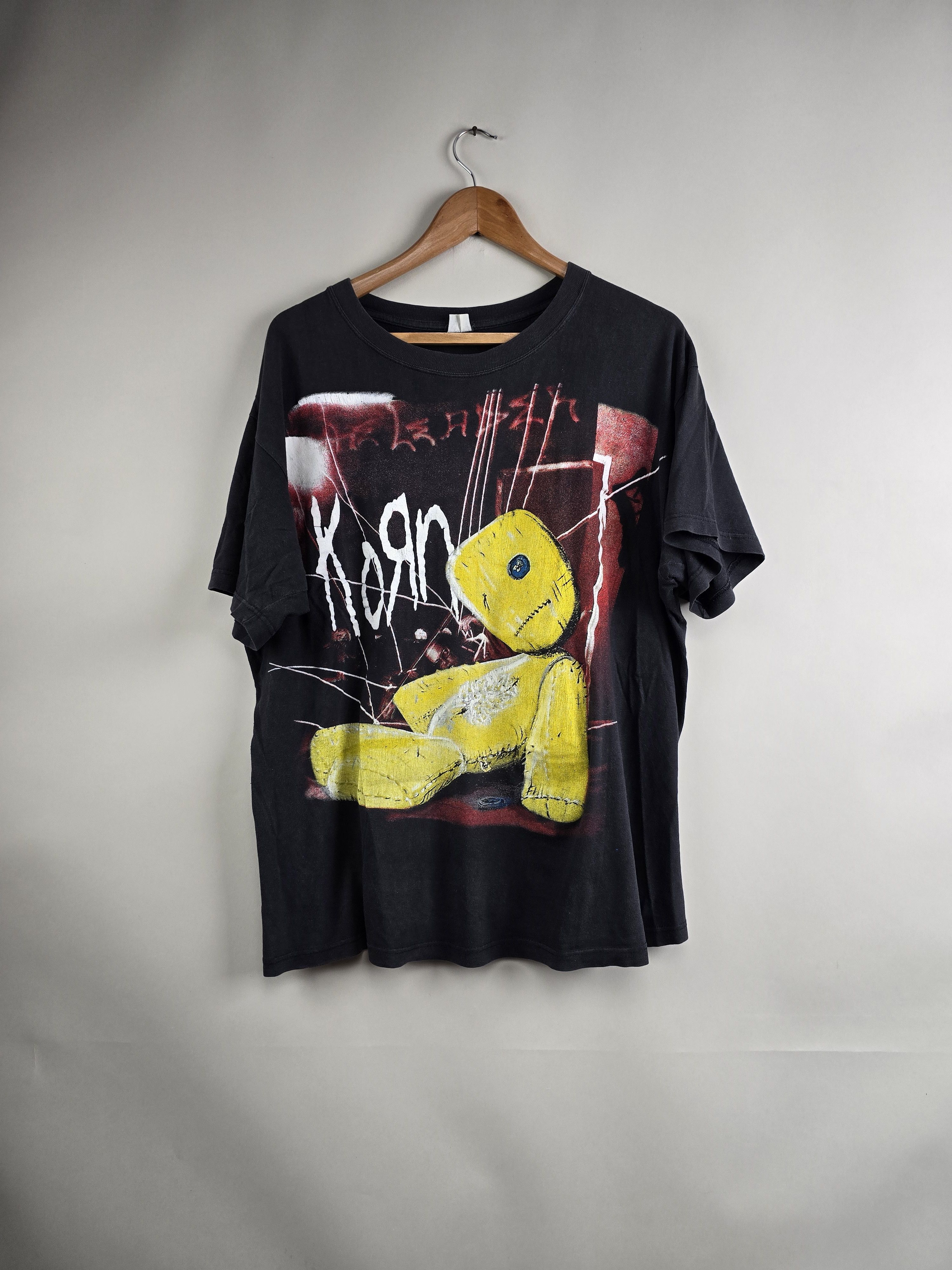 Band Tees × Rock Tees × Vintage 90s Korn Issues Bootleg XL 23