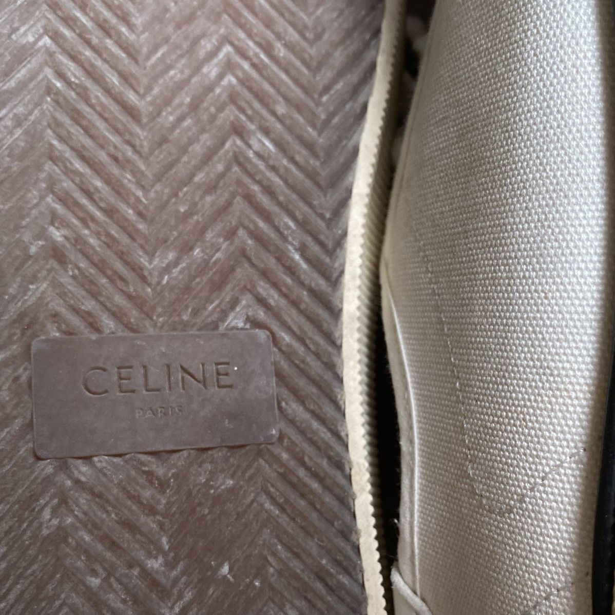 Celine Celine Blank Low Top Sneakers Size US 8 / EU 41 - 8 Thumbnail