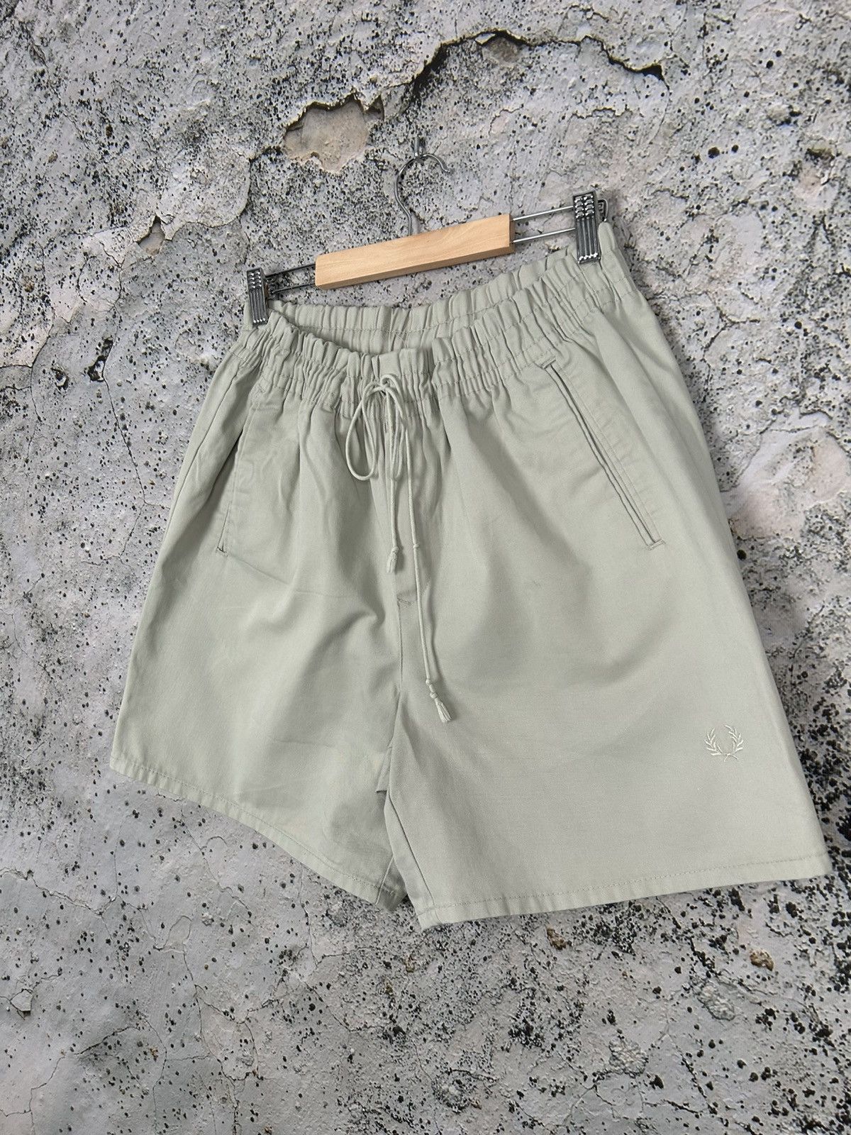 Fred Perry × Vintage Vintage Fred Perry 90s Cream Shorts Archive Summer Surf Size US 34 / EU 50 - 2 Thumbnail