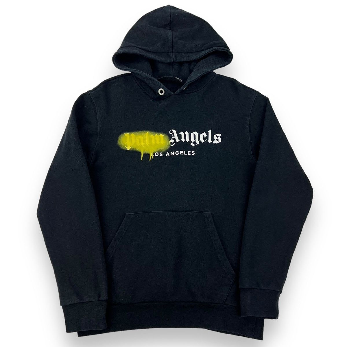 Palm Angels Palm Angels Spray Black Hoodie Size US M / EU 48-50 / 2 - 2 Thumbnail