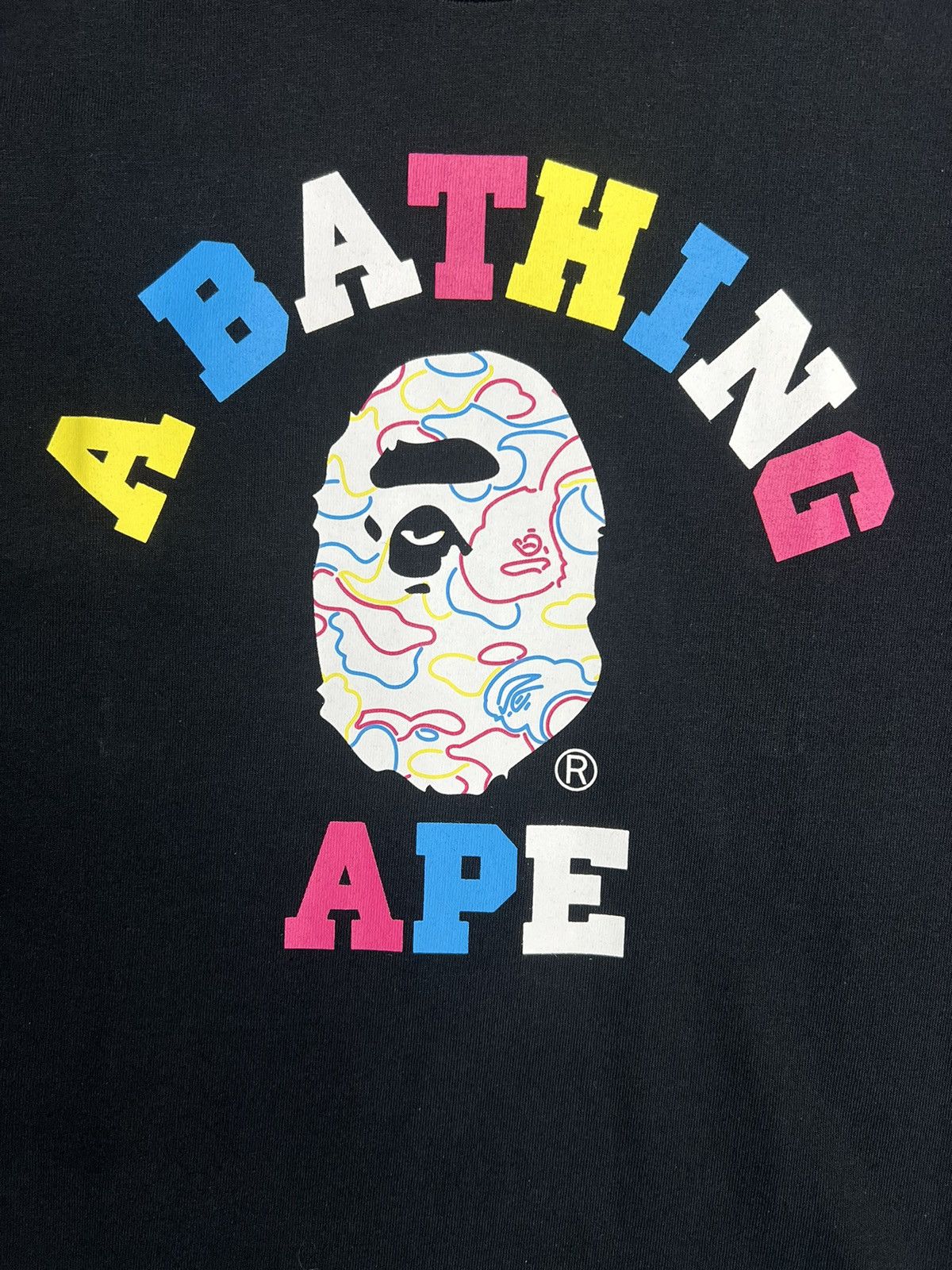 Bape Bape Neon Camo College T-Shirt Size US S / EU 44-46 / 1 - 2 Thumbnail