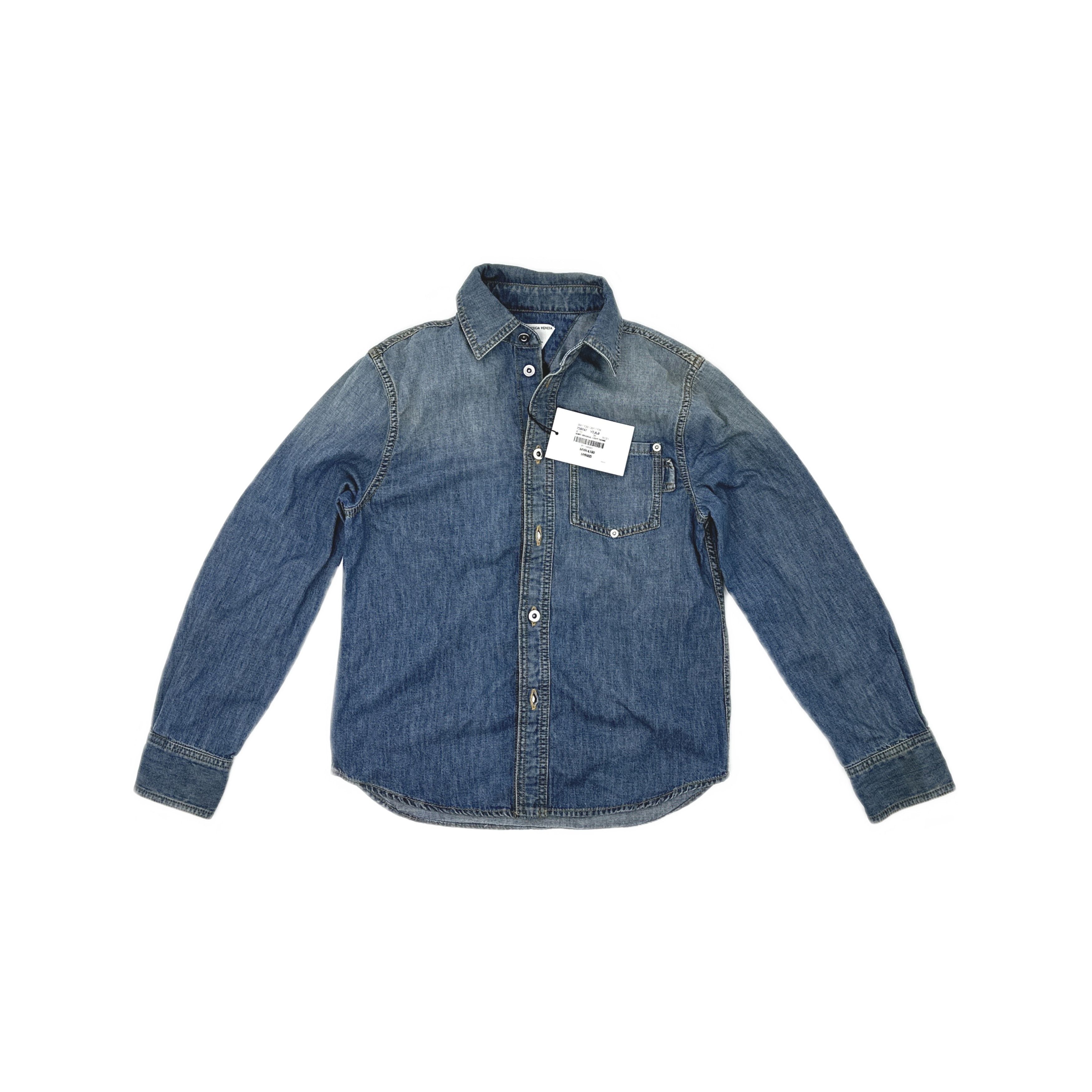 Bottega Veneta Bottega Veneta Washed Denim Button Up Shirt Size 36 Size XS / US 0-2 / IT 36-38 - 1 Thumbnail