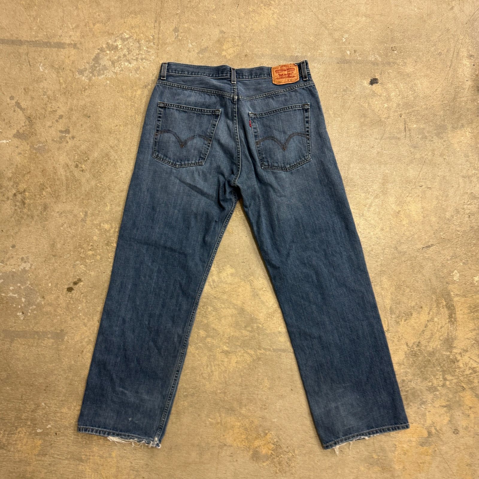 Levi's Levis Loose Strait Baggy Jeans Sz 36 Size US 36 / EU 52 - 3 Thumbnail