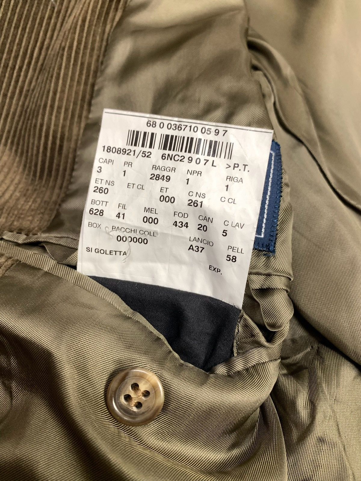 Polo Ralph Lauren Vintage POLO RALPH LAUREN Corduroy Blazer Work Jacket Size 52R - 14 Thumbnail