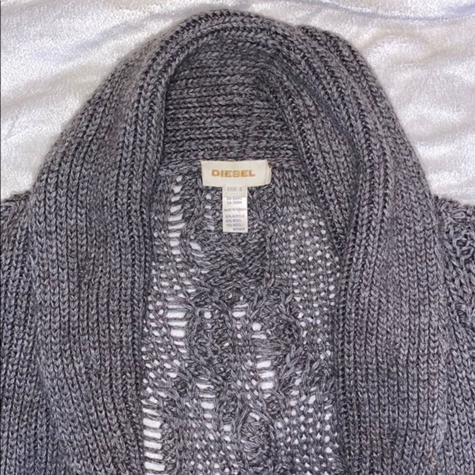 Diesel Diesel Great Oversized Button Cardigan Sweater | Sz S Size S / US 4 / IT 40 - 7 Thumbnail