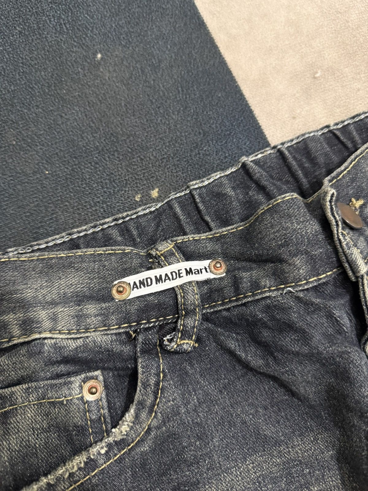 Yohji Yamamoto Y2K HAND MADE MARTIN BEGGIE DENIM PANTS Size US 31 - 6 Thumbnail