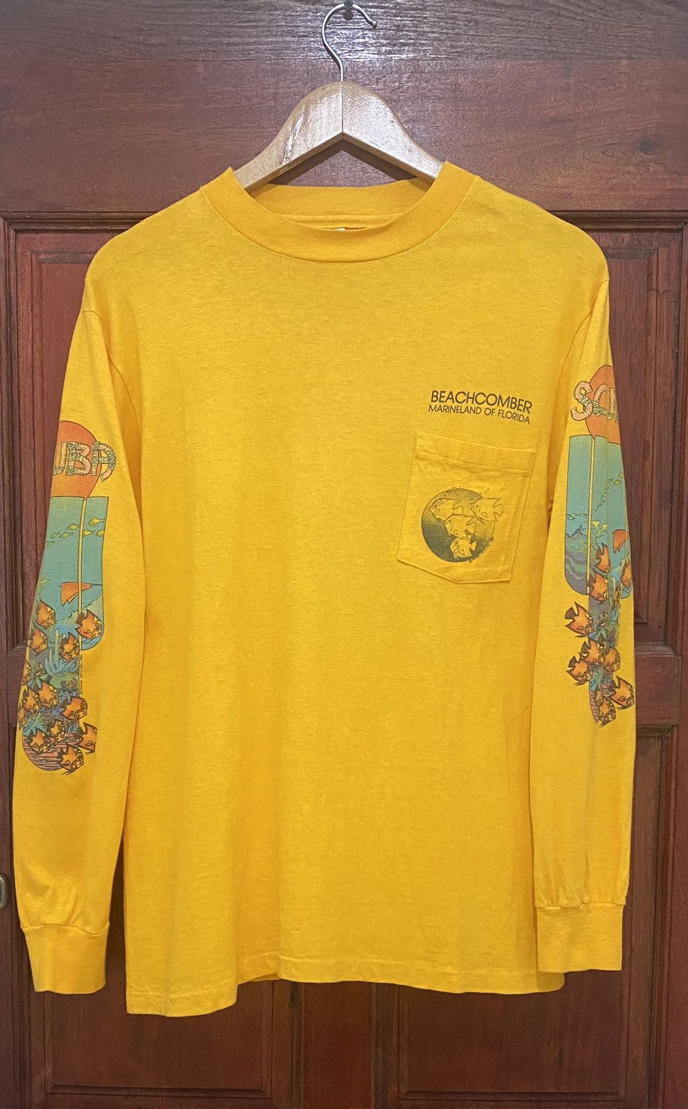 Vintage Vintage 80s Scuba Panda Intl Inc Long Sleeve T-shirt Size US M / EU 48-50 / 2 - 2 Thumbnail