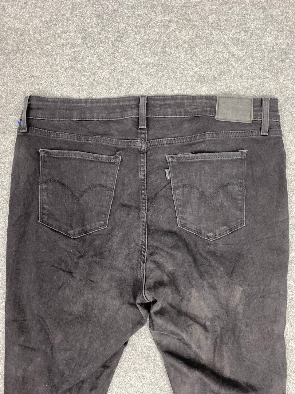 Levi's levis 711 skinny distressed denim nice design Size US 37 - 3 Thumbnail