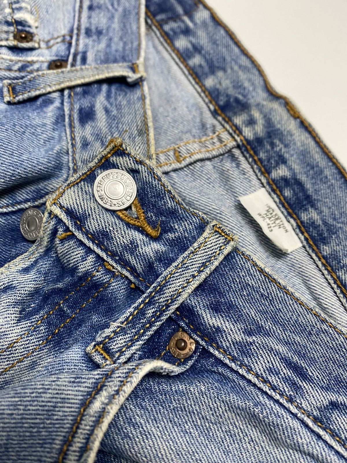 Levi's Levis 501 Straight cut soft blue W32 Size US 33 - 6 Thumbnail
