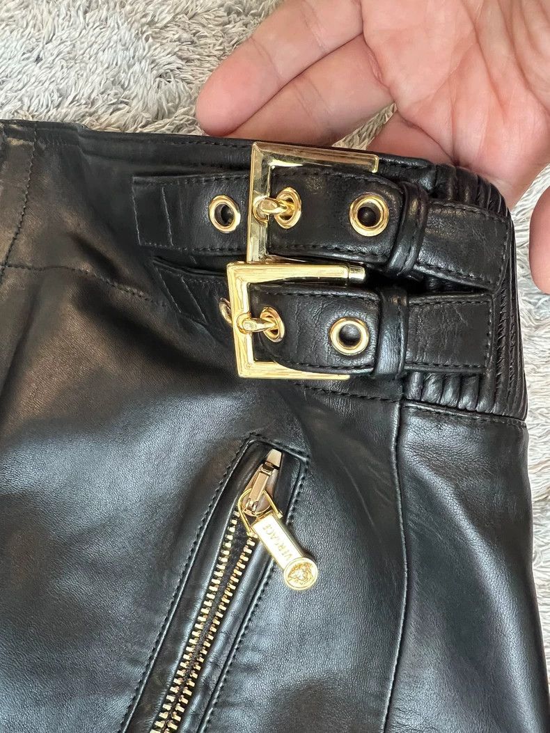 Versace Versace Motorcycle leather jacket Size US S / EU 44-46 / 1 - 5 Thumbnail