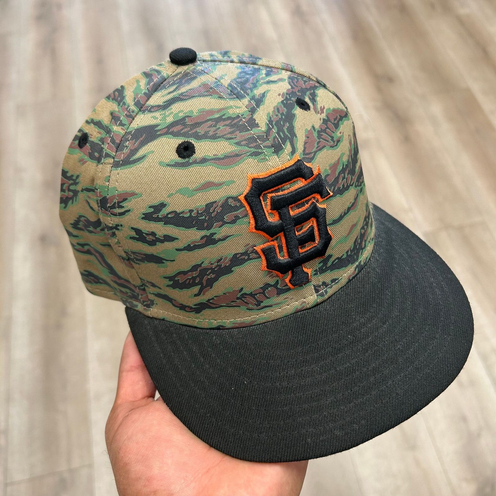 New Era San Francisco Giants New Era League Vet Tiger Camo Hat Size ONE SIZE - 1 Thumbnail