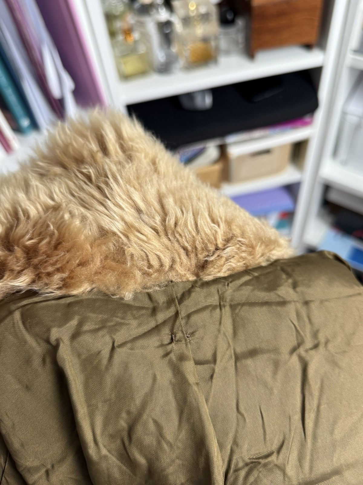 Japanese Brand Vintage y2k Cropped faux fur bomber jacket S Avantgarde 00s Size S / US 4 / IT 40 - 6 Thumbnail