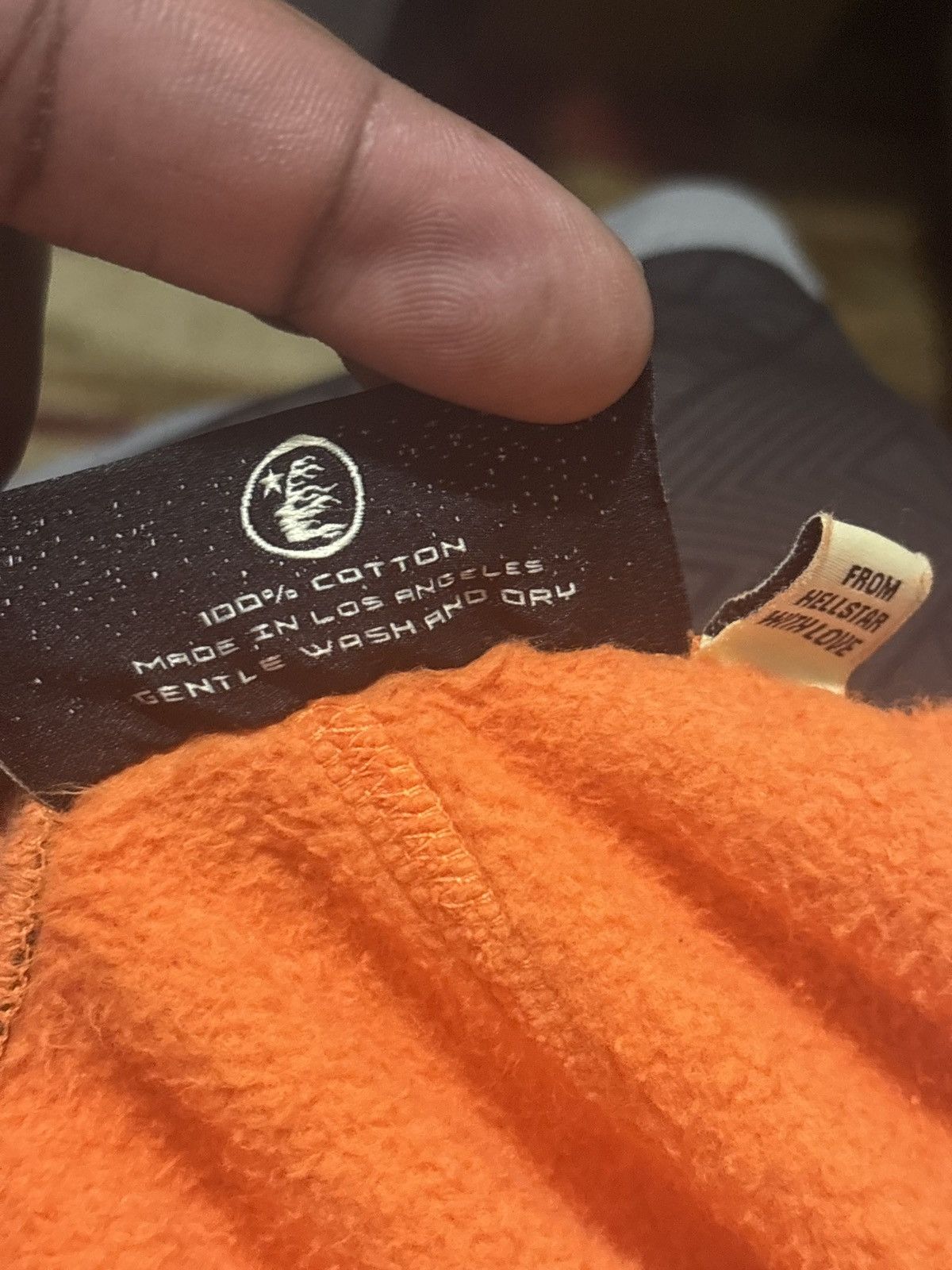 HELLSTAR Hellstar Fire Orange Closed Elastic Bottom Sweatpants Size US 38 / EU 54 - 6 Thumbnail