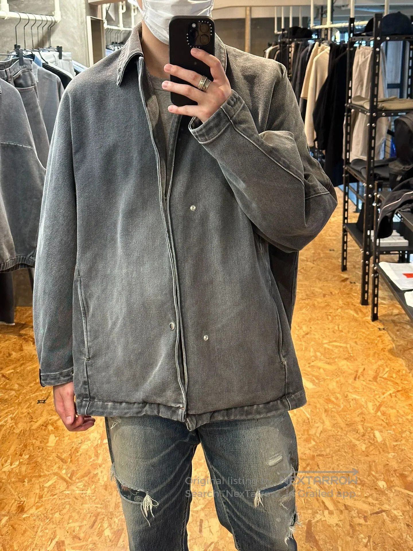 N.Hoolywood n.hoolywood gray denim jacket. Size US S / EU 44-46 / 1 - 2 Thumbnail
