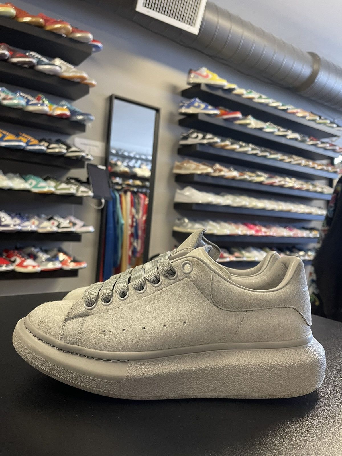 Alexander McQueen Size 8US/41EU - Alexander McQueen Oversized 'Cool Grey” Size US 8 / EU 41 - 1 Thumbnail