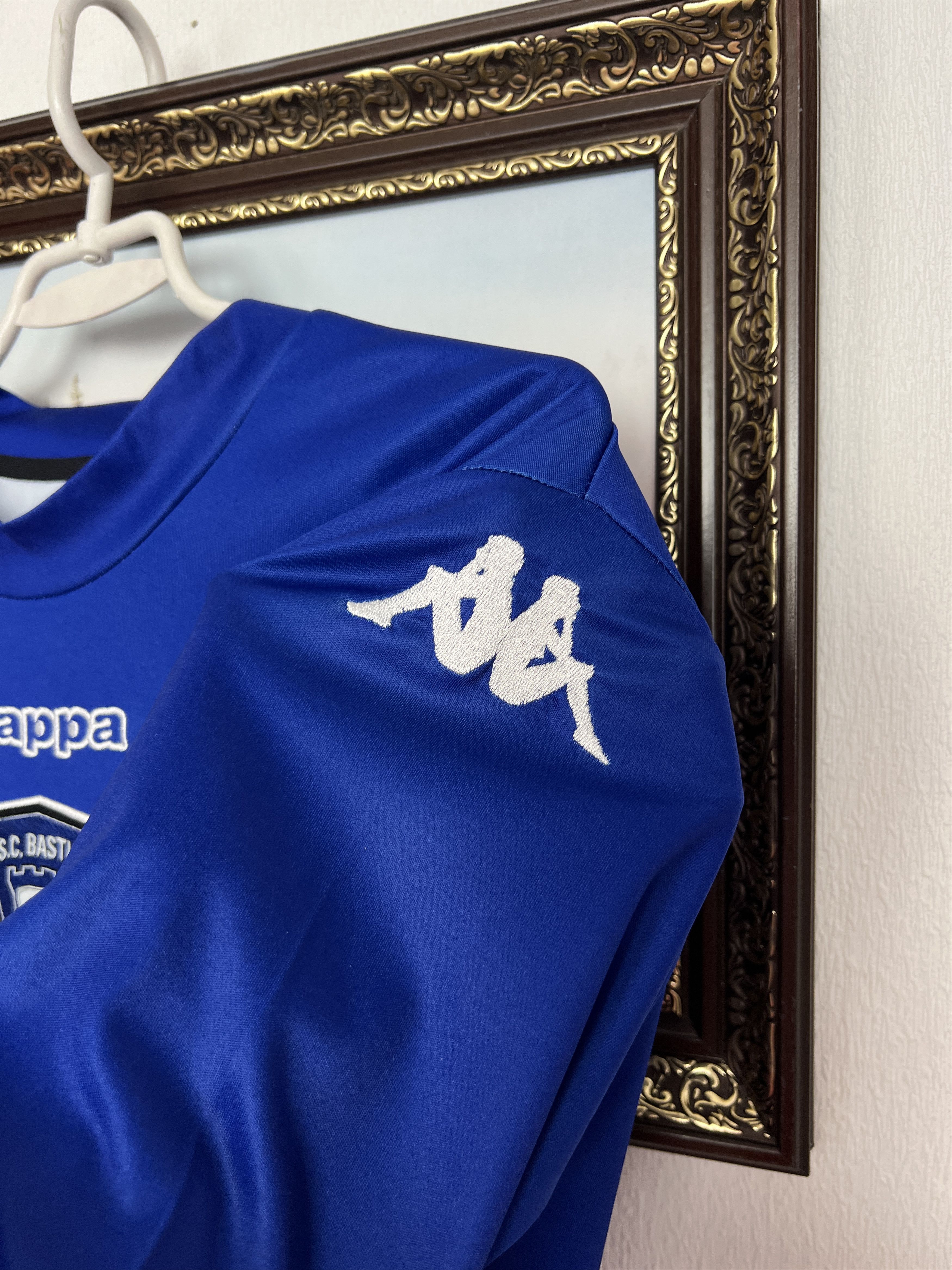 Kappa SC Bastia Home football shirt 2013 Soccer Jersey Trikot Size US XL / EU 56 / 4 - 5 Thumbnail