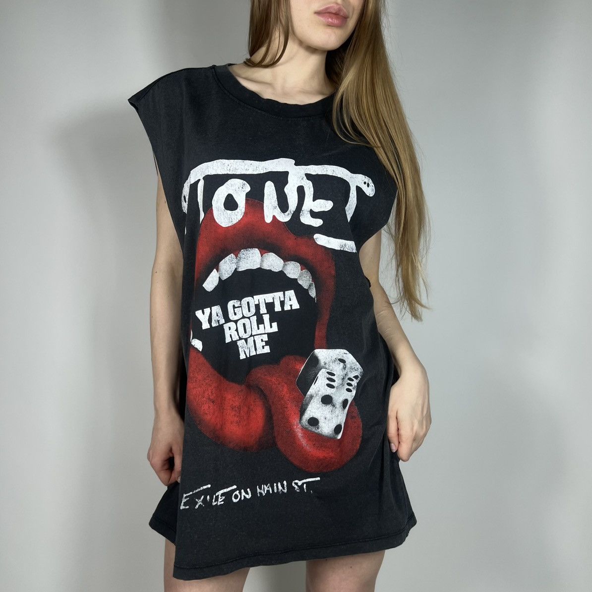 The Rolling Stones Vintage Y2K Rolling Stones Roll Me Boxy Midi Dress Man Tee Size XL / US 12-14 / IT 48-50 - 2 Thumbnail