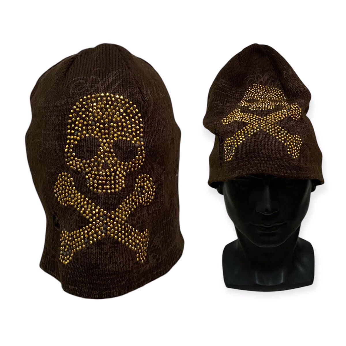 Seditionaries Japanese Brand Skulls Big Logo Beanie Hat Size ONE SIZE - 1 Thumbnail