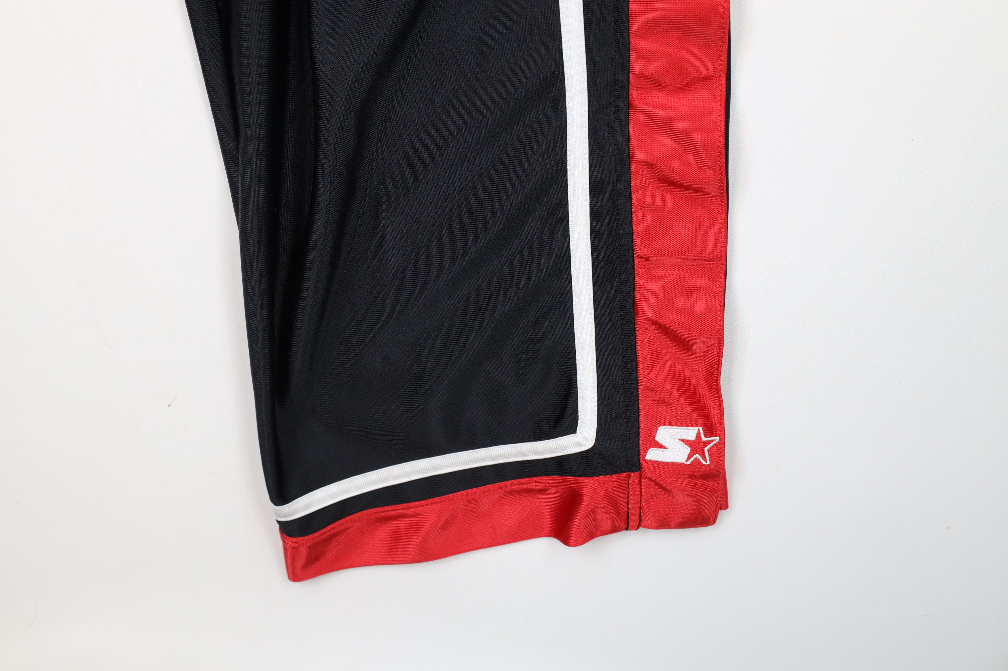 Starter × Vintage Vintage 90s Starter Block Wide Leg Tearaway Sweatpants Pants Size US 36 / EU 52 - 5 Thumbnail
