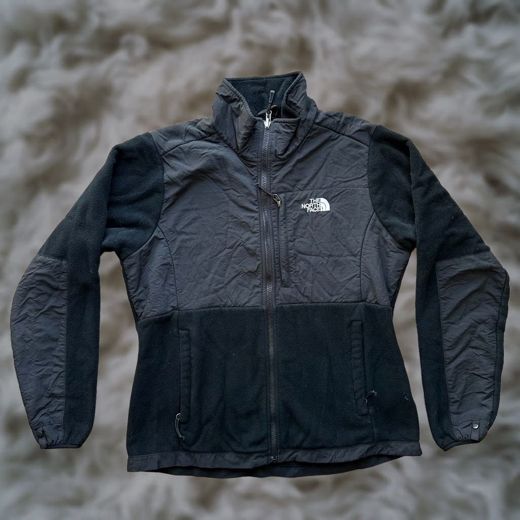 The North Face The North Face Jacket Womens Large Polartec Full Zip Mock Neck Fleece Black Size L / US 10 / IT 46 - 1 Thumbnail