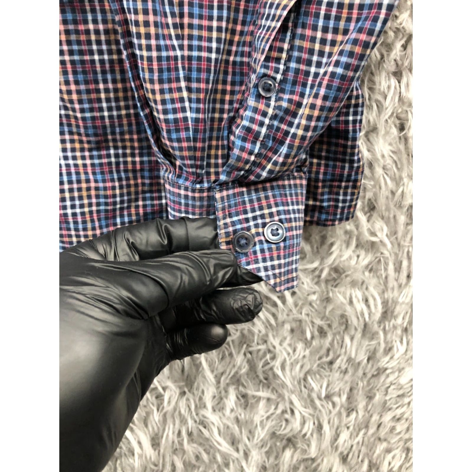 Roundtree & Yorke Roundtree & Yorke Shirt LT Mens Long Sleeve Button-Down Collar Multicolor Plaid Size US L / EU 52-54 / 3 - 3 Thumbnail