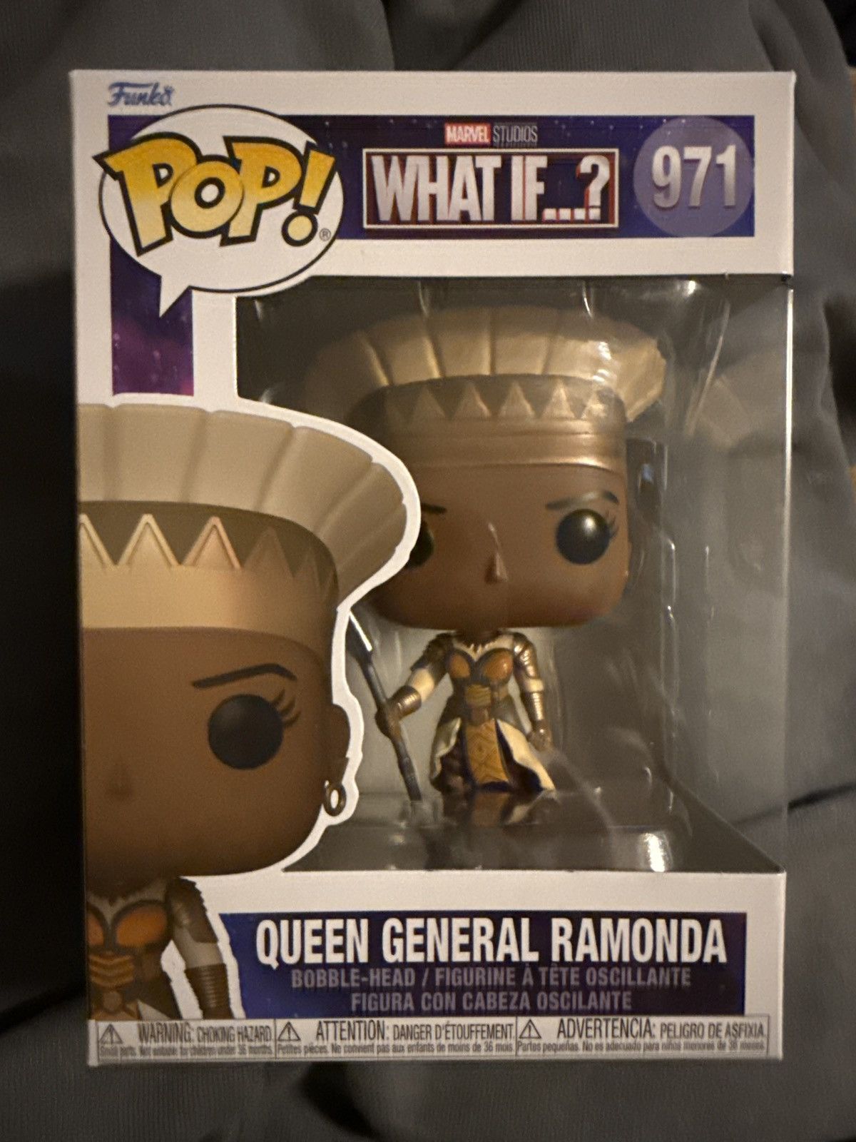 POP MART Funko Pop #971 Marvel Studios What If… Queen General Ramonda Size ONE SIZE - 7 Thumbnail