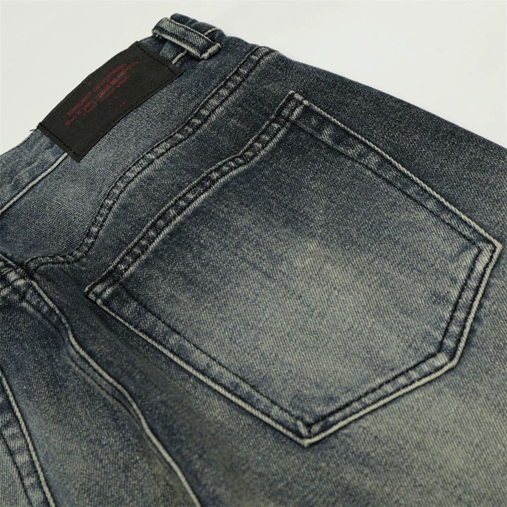 Vintage Men's punk retro washed distressed straight jeans Size US 32 / EU 48 - 5 Thumbnail