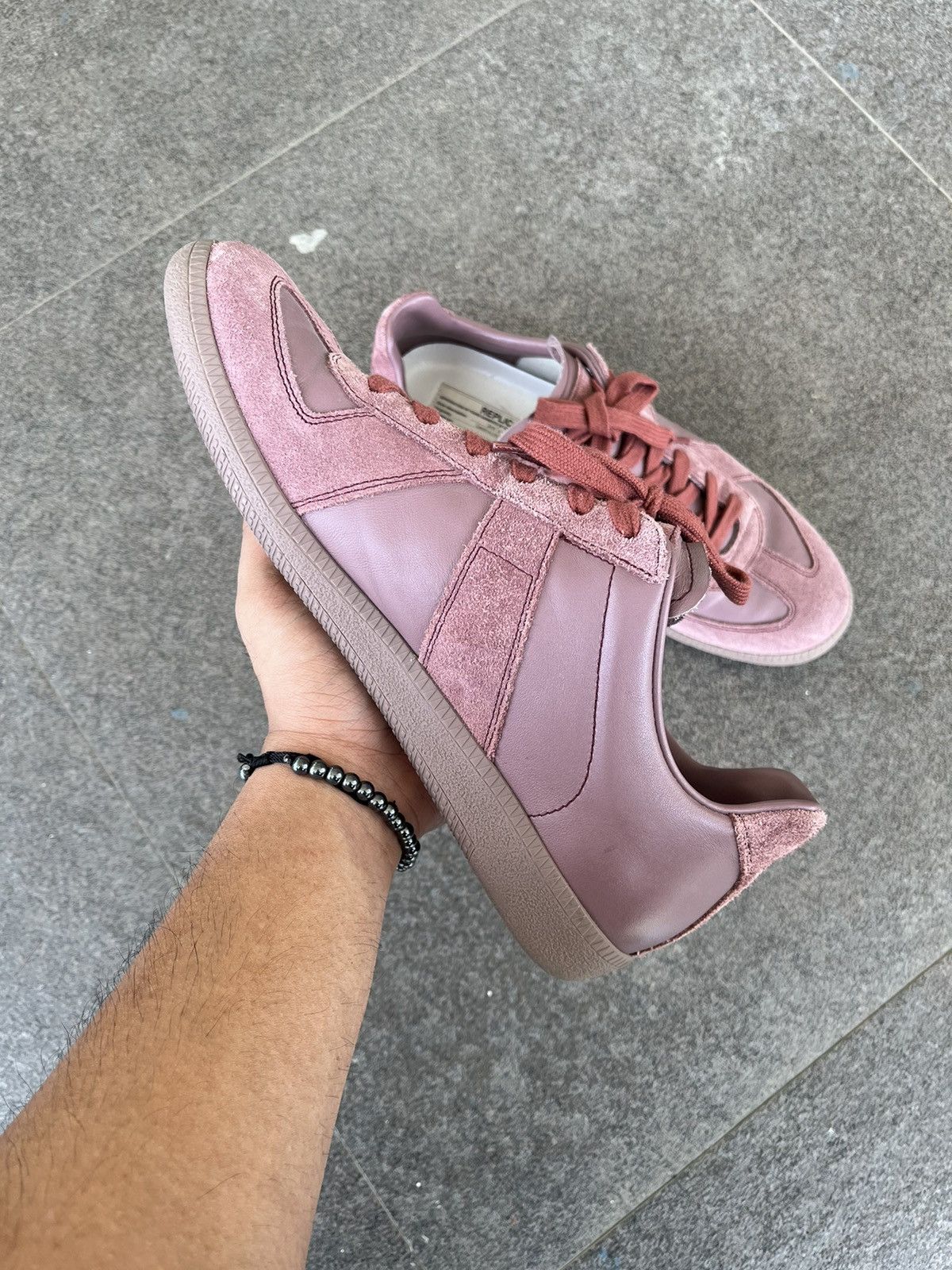 Maison Margiela Maison Margiela GATs Maroon / Burgundy Size US 8.5 / EU 41-42 - 3 Thumbnail