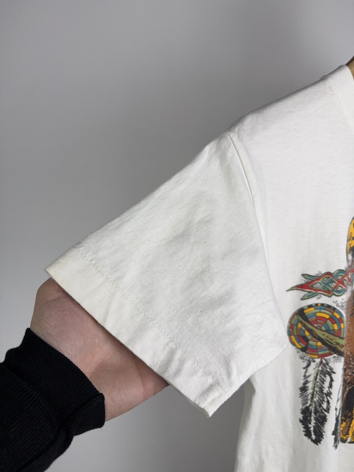 Vintage Vintage 90s Big Logo USA Native Eagle Y2K Animal Tee Shirt Size US M / EU 48-50 / 2 - 5 Thumbnail