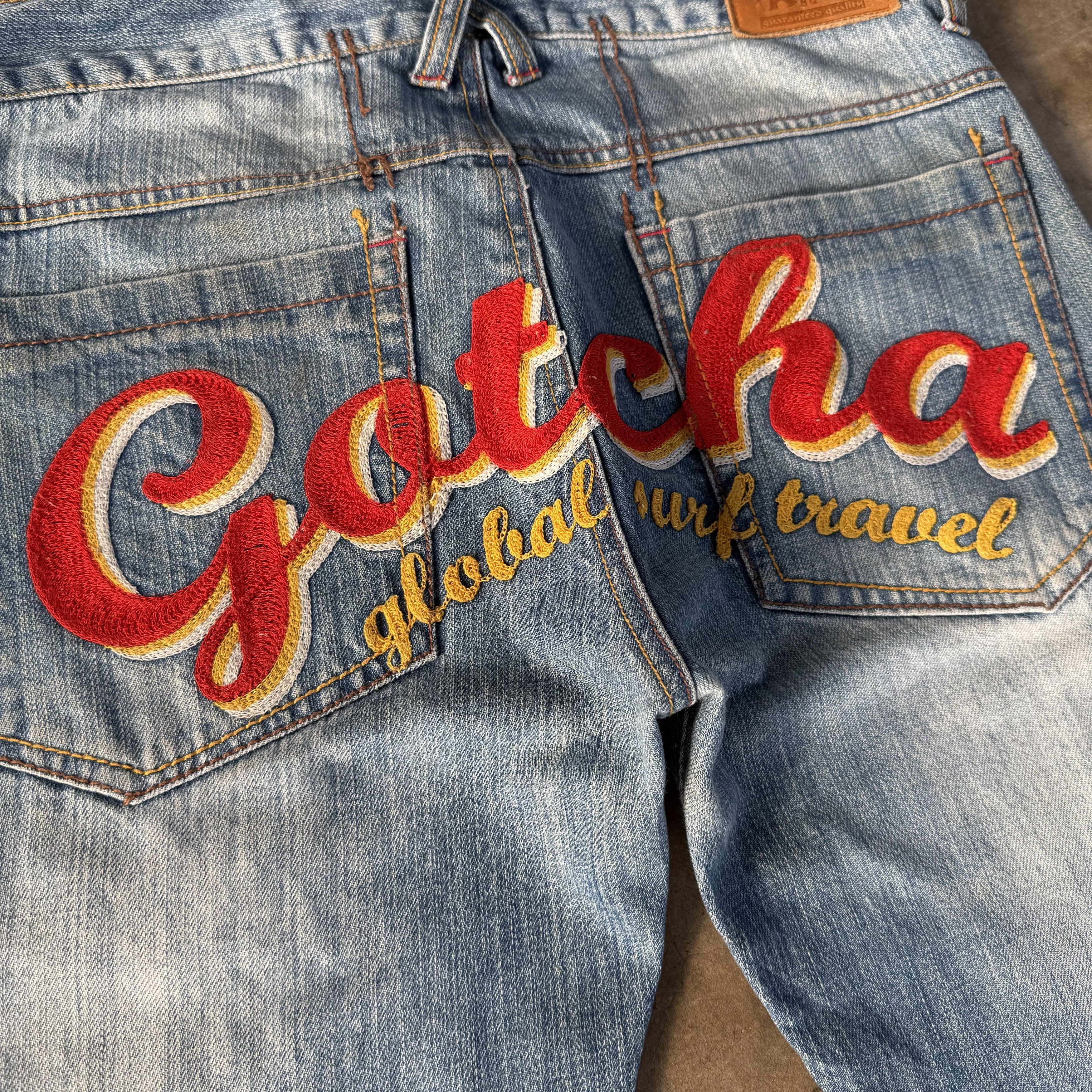 Gotcha Vintage Gotcha Faded Denim Jean Pants Size US 32 / EU 48 - 11 Thumbnail